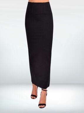 Joseph Ribkoff Black High-Rise Maxi Skirt NWT 20